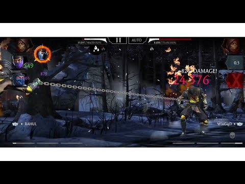 MK 11 Scorpion And Sun Zero Best Team | Survival Hard Mode Gameplay
