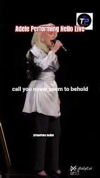 Adele Shocks Everyone With Another Live Performance "Hello" #adele #liveperformance #singing