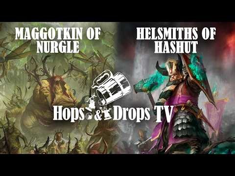 Maggotkin of Nurgle vs Helsmiths of Hashut - Age of Sigmar Battle Report