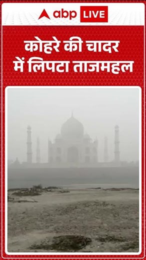 Weather News: कोहरे ने ओढ़ी Taj Mahal की सफेदी | ABPLIVE