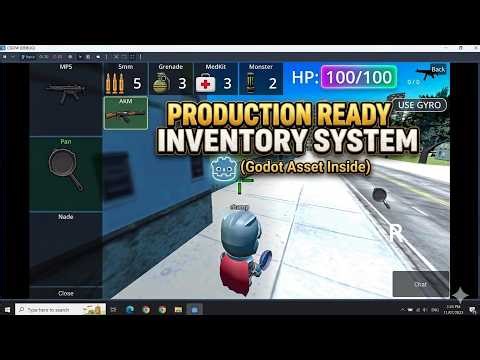 Godot 4 Production ready customizable Drag and Drop Inventory System