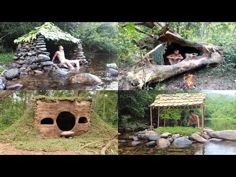 Primitive technology: build a stone hut
