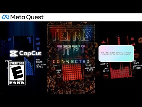 Tetris Effect Connected – Meta Quest Gameplay | The Meta Quest Gameplay Trails