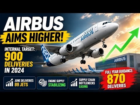Airbus Quietly Targets 900 Deliveries – Bullish Signal for Investors