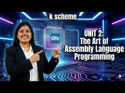Unit - II The Art of Assembly Language Programming |MIC 314321|MSBTE K SCHEME|UNIT 2