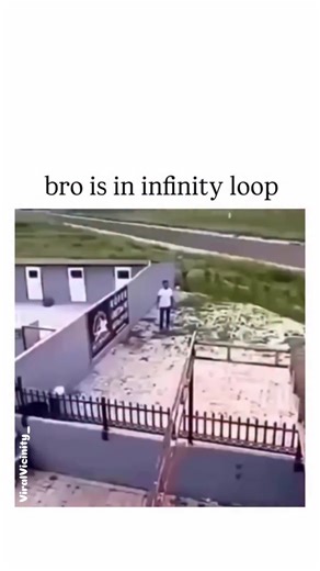 Viral Vicinity on Instagram: "This viral video captures a man repeatedly attempting to flee a pursuing Belgian Malinois through a kennel gate, creating a comedic "infinity loop" as the dog's relentless energy traps him in a cycle of evasion, filmed at what appears to be a dog training facility. , an account specialising in absurd, decontextualised human moments, the clip amassed over 8 million views and 34,000 likes within weeks, highlighting the breed's renowned stamina—Belgian Malinois can sus