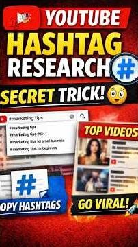 Use this Hashtag strategy and go viral on youtube #️⃣📈#hashtagstrategy #digitalmarketing2026