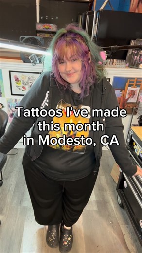 Grace Kelly 🪻 Modesto Tattoo Artist ♡ on Instagram: "Busy bee 🐝 now booking April in Modesto, CA! #femaletattooartist #tattooartist #modesto #209 #trending explore alt California"