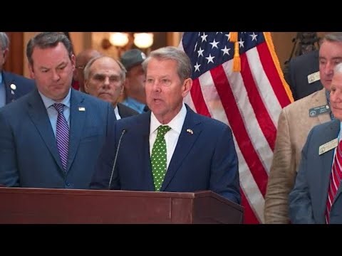 Gov. Brian Kemp signs 60-day gas tax suspension, $1.2 billion tax rebate bills