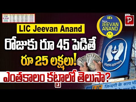 ₹45 Daily = ₹25 Lakhs! LIC Jeevan Anand Policy Explained | Telugu Popular TV