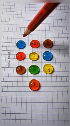 Drawing a Starlight Line with Numbers 1 to 7