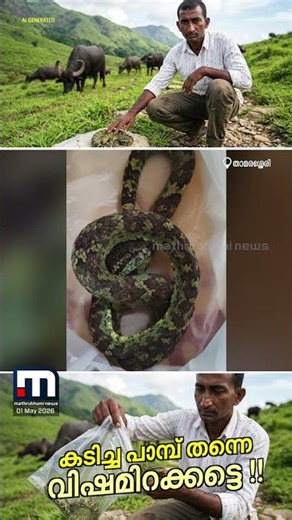 കടിച്ച പാമ്പ് തന്നെ വിഷമിറക്കട്ടെ ! കടിച്ച പാമ്പിനെ കവറിലാക്കി ആശുപത്രിയിലേക്ക് | Snake | Snake Bite