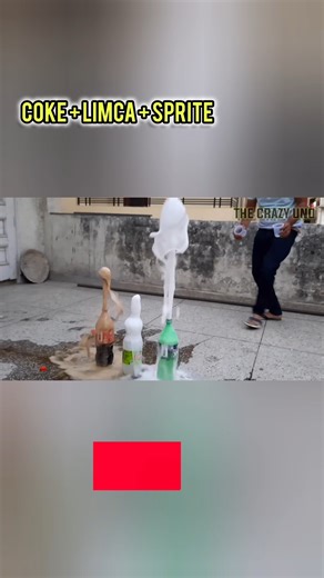 👉 Coke vs Limca vs Sprite + Salt 😱 | Kaunsa Fountain Sabse Upar Gaya? #Shorts