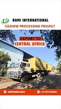 High-Efficient Cashew Processing Machinery Export To Central Africa🌍Cashew Processing Plant🚀 #cashew