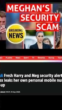 Meghan's Security SCAM! Phone Number "Leaks" School Convoy Chaos!