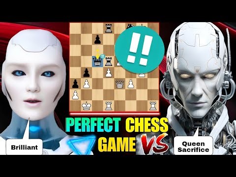 INSANE Queen Sacrifice by AlphaZero 😱 | I Played a Perfect Chess Game vs AI
