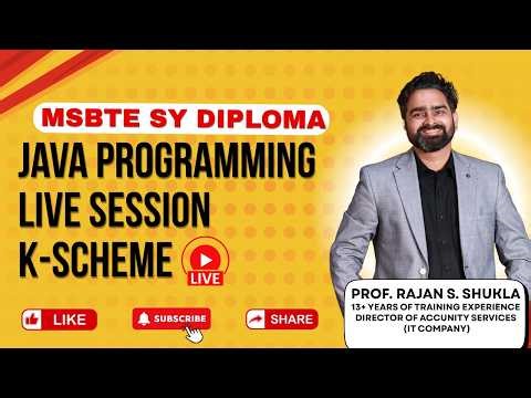 JAVA | Special Lecture | SY DIPLOMA | K - Scheme 💻🚀