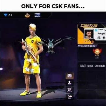 ​The CSK Fan's Ultimate Dream! 🦁🔥 #FreeFire