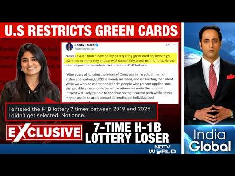 H1B Visa Rules | U.S. Green Card Overhaul Hits Indians | Tech Professionals Worst Hit