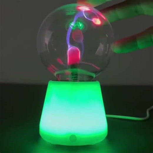 Plasma ball lamp.