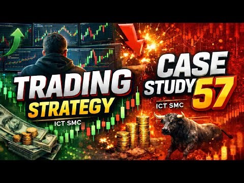 Case Study 57 | ICT SMC | Gold, BTC, ETH, US100, US30, Nifty Analysis