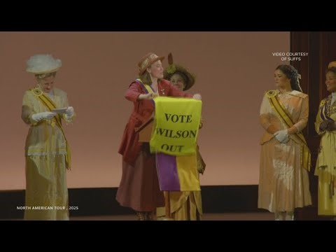 See women's suffrage take shape through Suffs The Musical