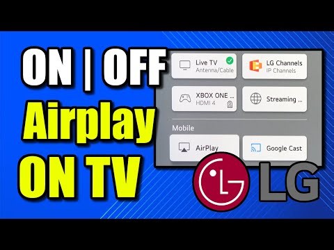 How to Turn ON or OFF Airplay on LG TV for iPhone (Best Method)