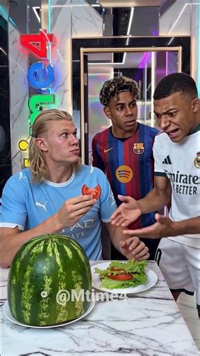 Yamal Arrived and Haaland Suddenly Became Healthy 😂🥗 #parody #football #haaland