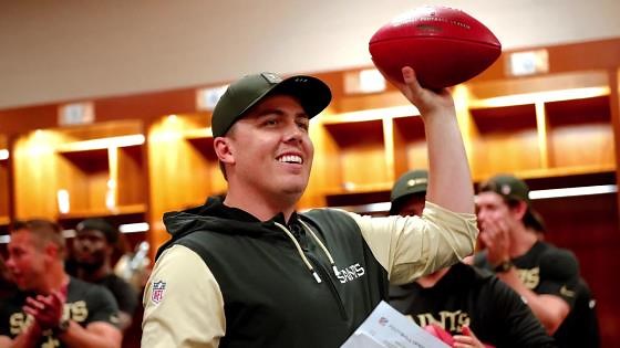 Saints Locker Room After Week 17 Win at Titans