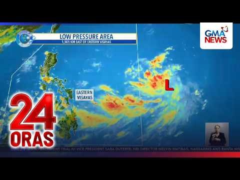 Mino-monitor na LPA sa labas ng PAR, tumaas ang tsansang maging bagyo | 24 Oras