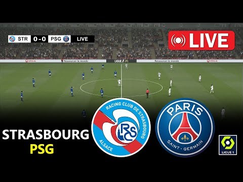 Strasbourg - PSG | Ligue 1 2025/26 | Match complet en streaming | PES 21 Simulation