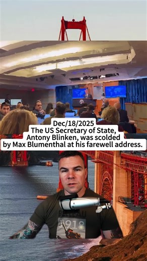 Blinken Gets Scolded by Max Blumenthal at Farewell Press Conference: 'Why Were Bombs Flowing After the May Deal?' #Blinken #MaxBlumenthal #farewell #Gaza #MiddleEast #fyp #foryou #news #tiktok #fypシ #humor