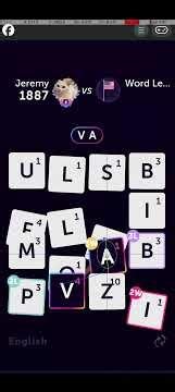 WordBlitz Daily Game - Global 1st Place GOLD🥇! 1,887 points; 87 Words - December 28th, 2025
