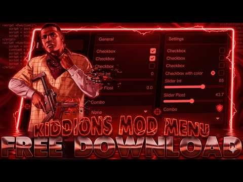 FREE Kiddions Mod Menu GTA V 2026 | Money Hack + Vehicle Spawner | Enhanced + Legacy PC 🚗