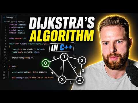 Dijkstra’s Algorithm in C++ (Shortest Path Explained Fast)