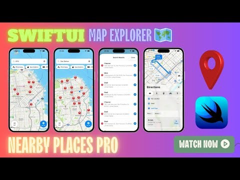 Nearby Places Pro: Built with SwiftUI 📍