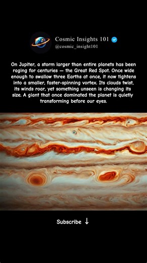 Jupiter’s Storm Isn’t Stable It’s Quietly Changing