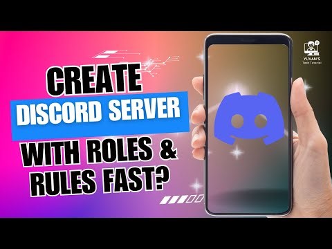 How To Create A Discord Server With Roles & Rules Fast?