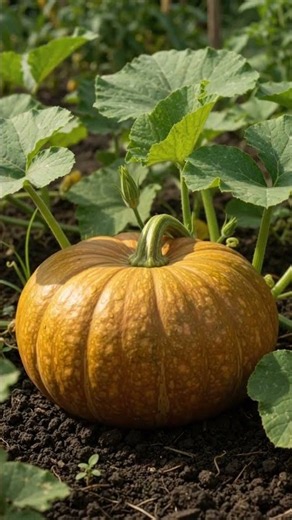 Growing a Giant Pumpkin from Seed to Harvest in Seconds! 🎃✨#pumpkin #timelapse # #satisfying #shorts