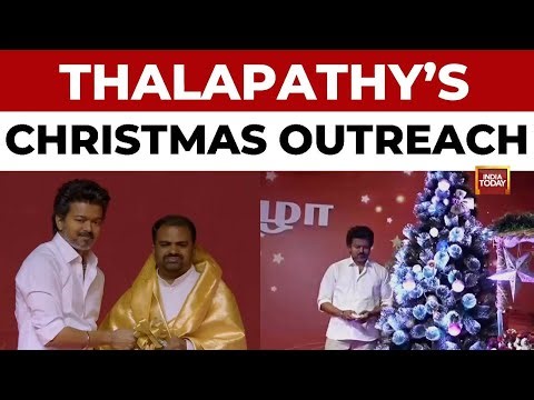 TVK Chief Vijay's Christmas Outreach Aims to Woo DMK's Traditional Minority Vote Bank | India Today