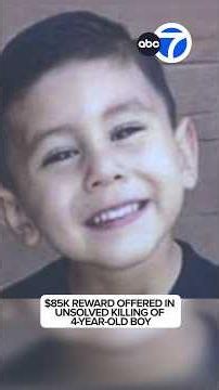 Reward offered in unsolved killing of 4-year-old boy