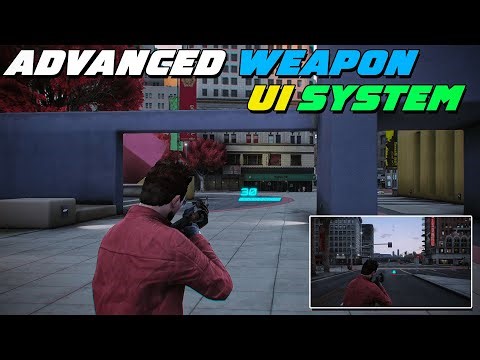 Free Advanced Weapon UI System Script | Eye Store | QBCore/ESX | FiveM Tutorial #192