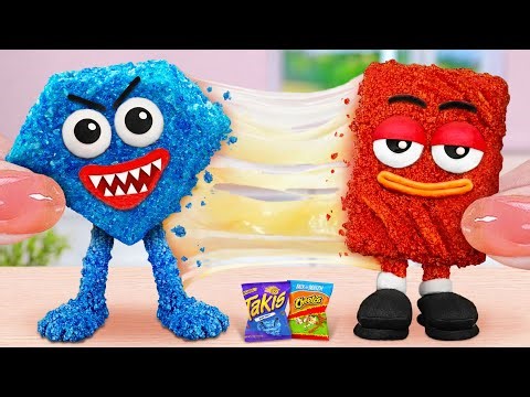 Save the Shapes Nuggets 💎💞 Miniature Cheetos & Takis Fried Cheese Chicken 🍟 Tina Mini Cooking
