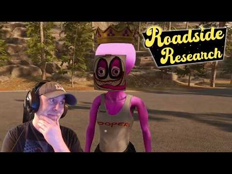 Hilarious Co-op Alien Ran Gas Station Game Researching Humans | Roadside Research