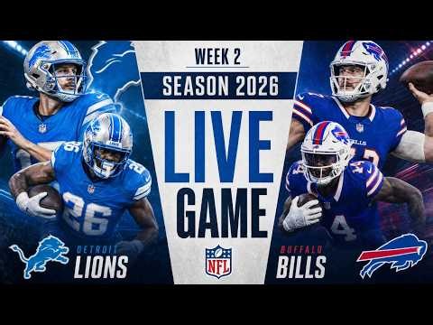 🔴 Detroit Lions vs Buffalo Bills LIVE STREAM | NFL Week 2 Thursday Night Football