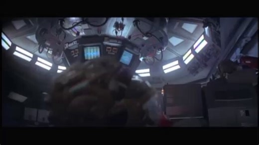Alien (1979) was scripted to have a scene where the xenomorph was almost trapped by Ripley and Parker in the airlock of the ship’s “B” level. It escaped but lost a limb in the process, leading to its acidic blood causing critical decompression. Due to budget restrictions, the scene was not completed, but here is a partial moment of Lambert reacting to the situation, which was filmed before the decision was made to leave out the scene entirely.