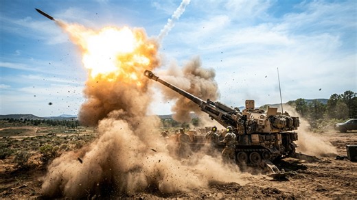 The cannon that can hit a target 43 miles away