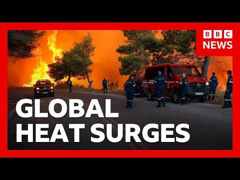 How much of the world is on fire right now? | BBC News