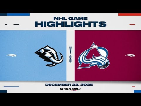 NHL Highlights: Mammoth vs. Avalanche - December 23, 2025