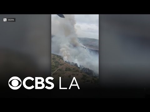 200-acre brush fire burns in Orange County, prompting evacuation warnings